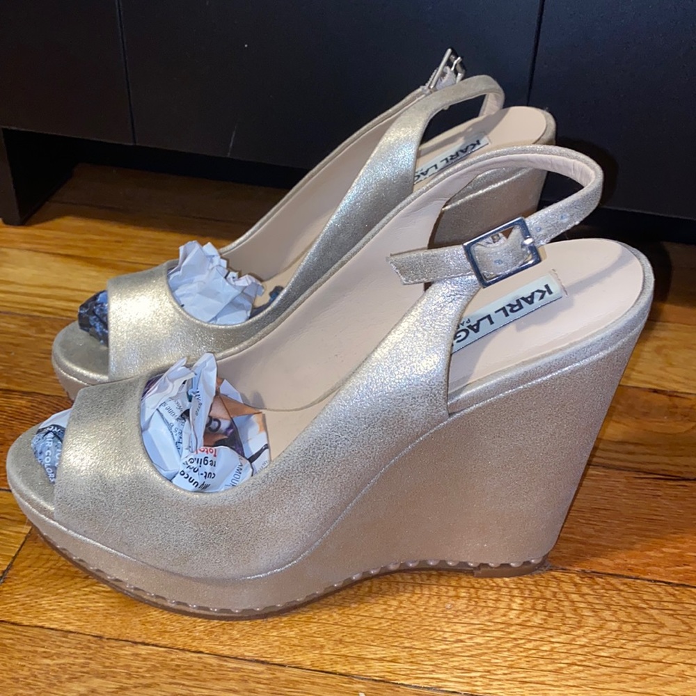 Karl Lagerfeld SlingBack Wedges